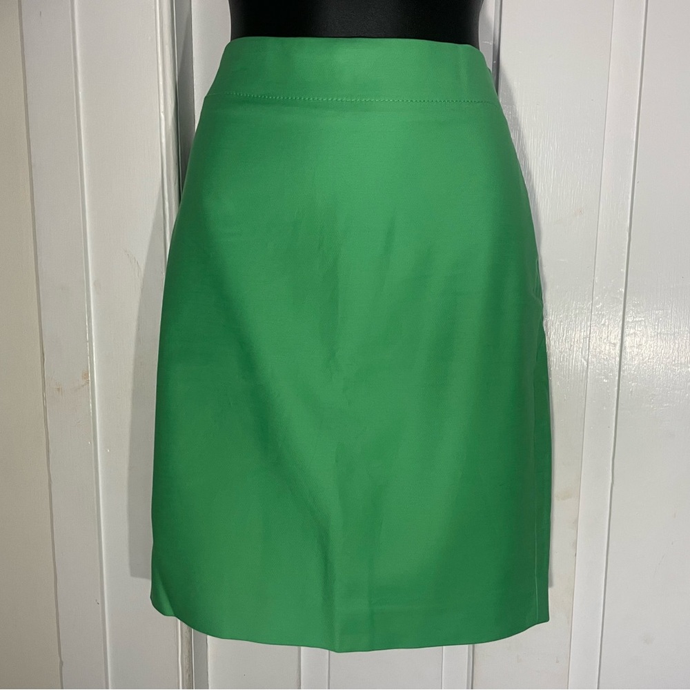 J CREW 2012 Spring Green Pencil Skirt